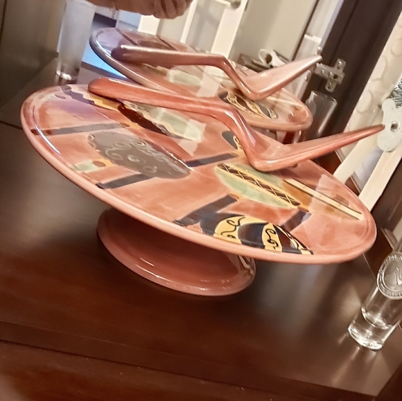 Cake stand and server - Picture 3 of 3